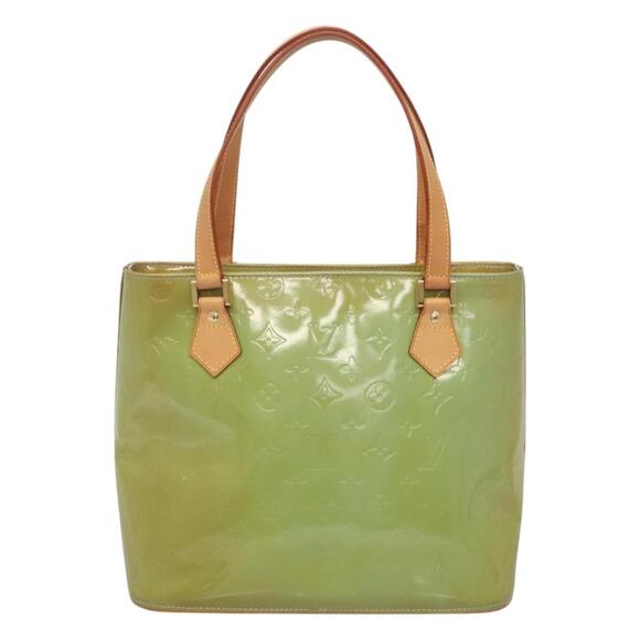 LOUIS VUITTON Monogram Vernis Houston Hand Bag Baby Blue M91005 - Picture 3 of 12